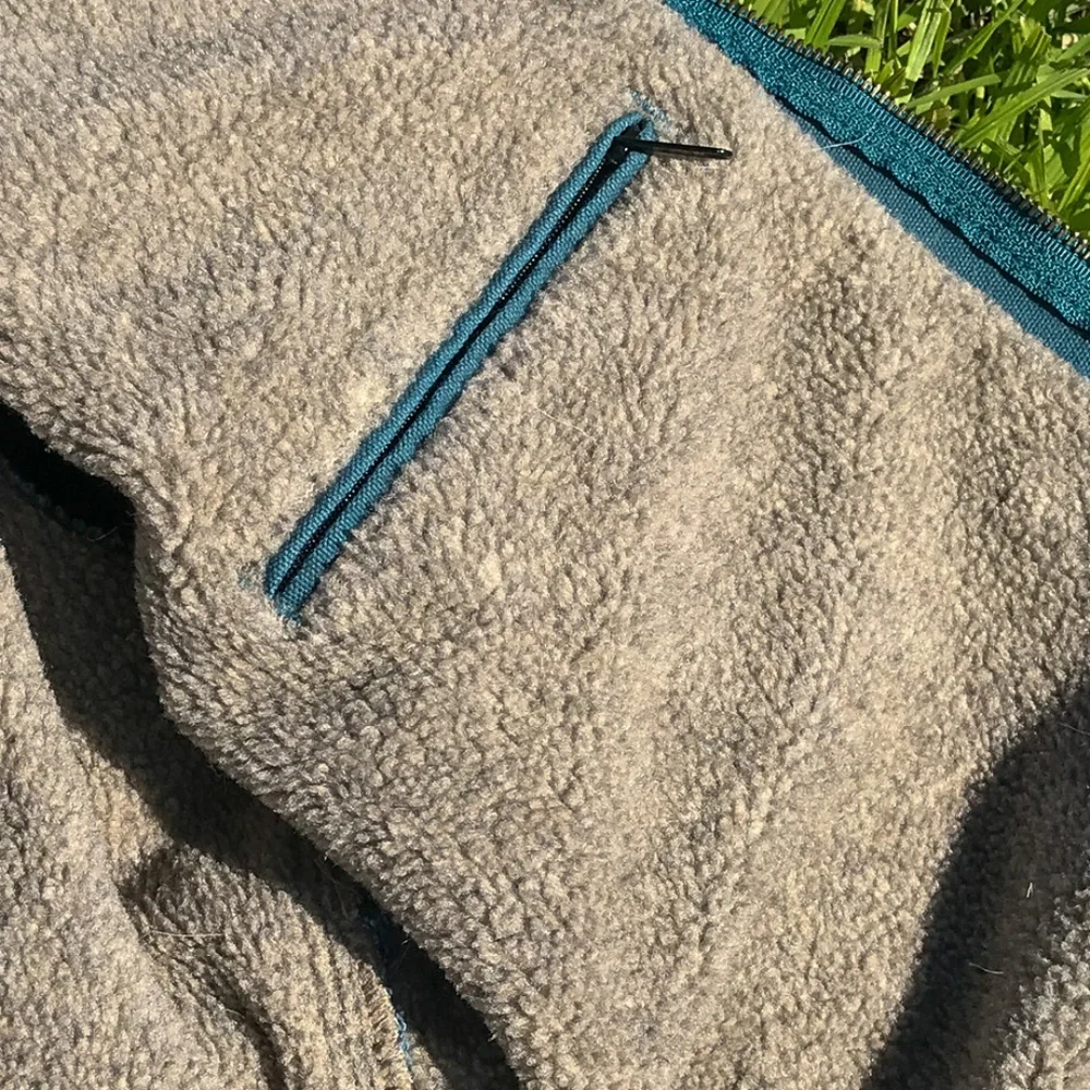 Carhartt Lined Teal Jacket with Collar - Picture 3 of 3